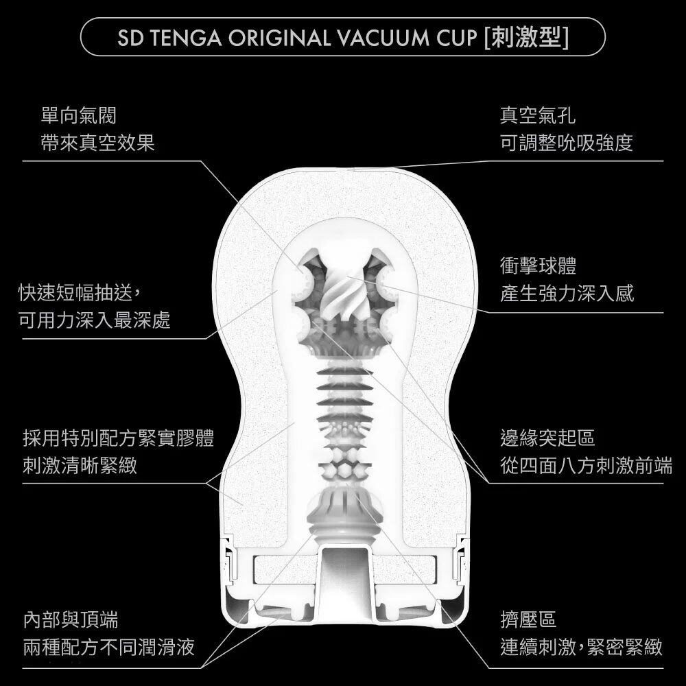 TENGA SD ORIGINAL VACUUM CUP 刺激型