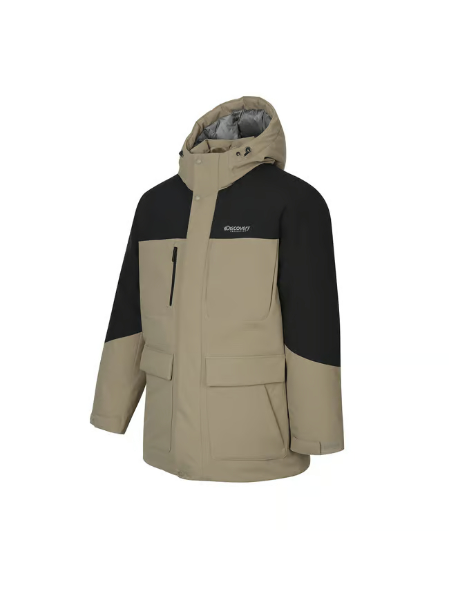 【代購】Discovery 男性 Mountain Cook Vertex Goose Down Mid Padding 鵝絨中長版羽絨外套 – 穩定保暖・都會戶外兼用