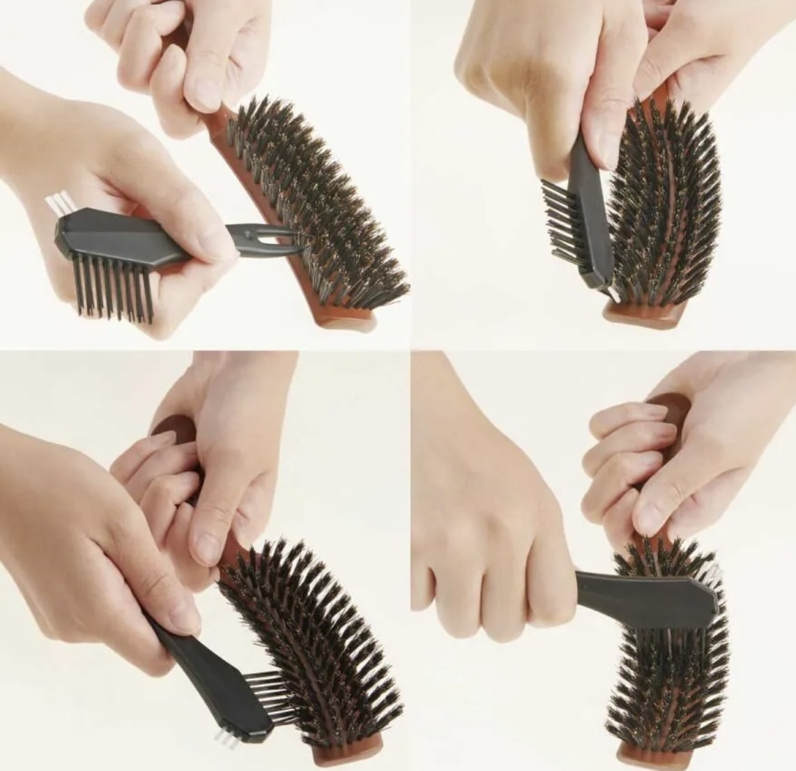 JP 日本製 Vess 專業 3WAY多功能毛髮梳清潔刷 2033 TK260109