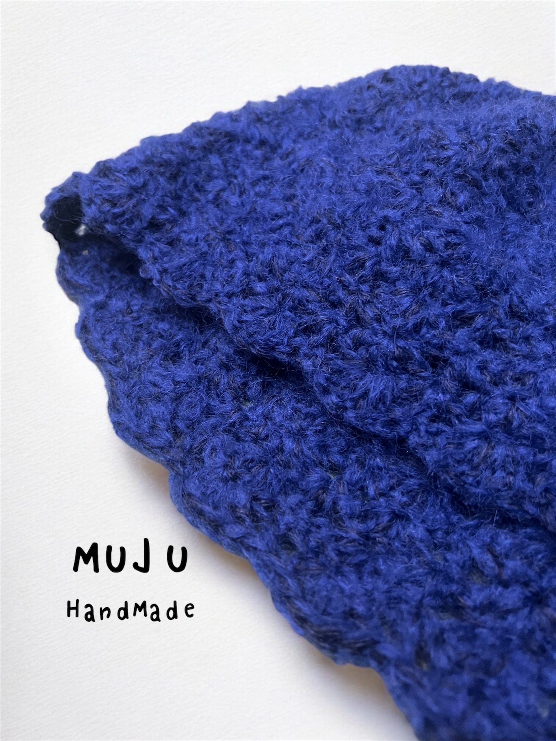 慕球手作 / Bonnet帽 / 深藍