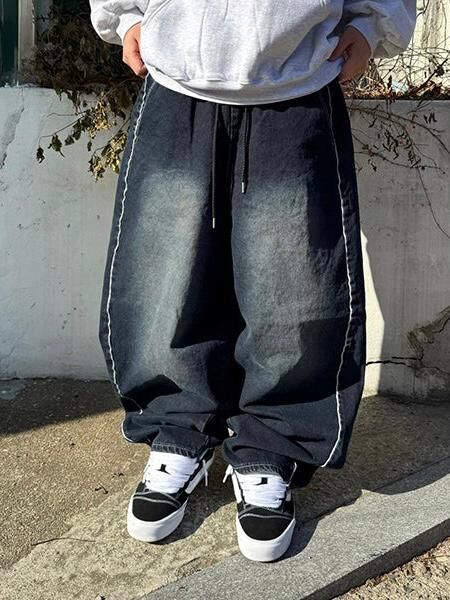 洗水鬆身牛仔褲 P3005