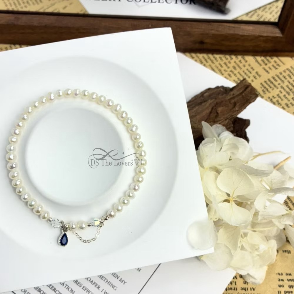 DS The Lovers｜月光星河・天然珍珠 925純銀手鍊(Moonlight Galaxy)