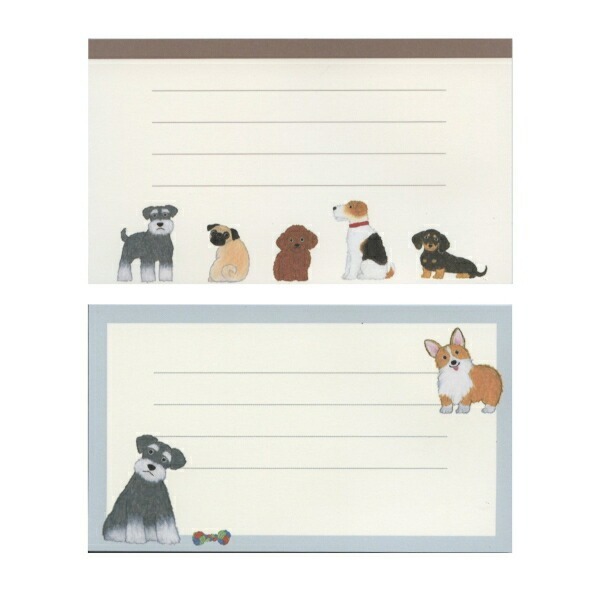 米津祐介 狗狗 30枚便條本｜日本Greeting Life