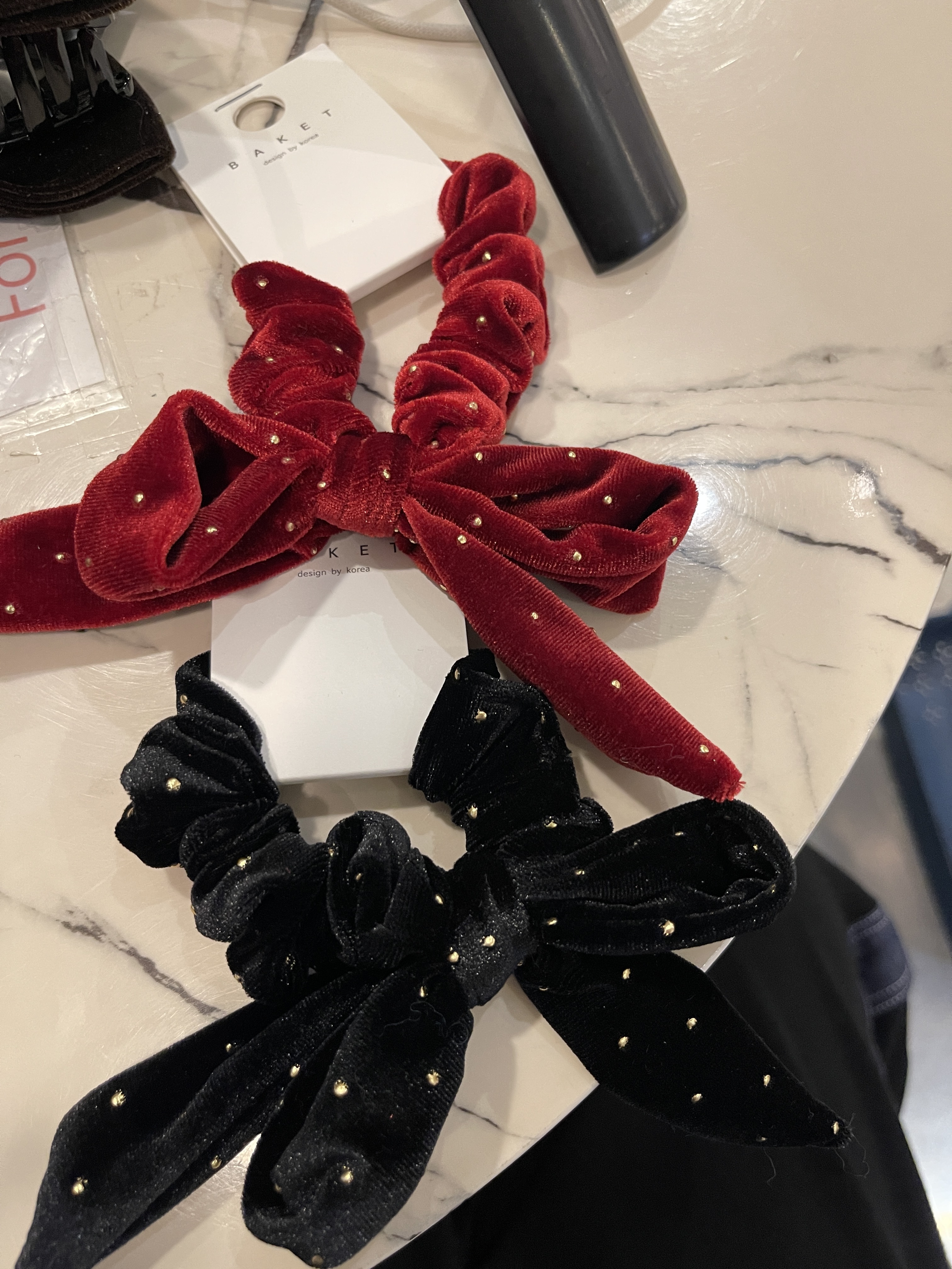 絲絨#細釘珠#蝴蝶橡根