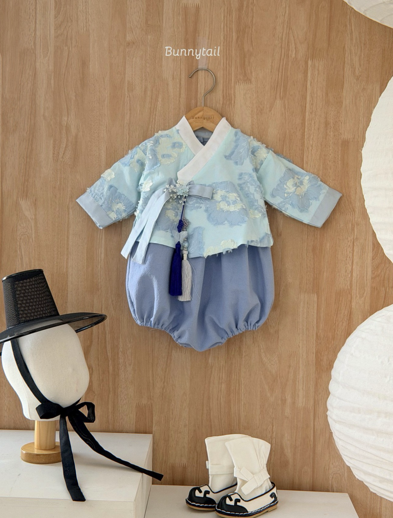 Bunnytail Momo Boys Bebe Set（With Bonnet）