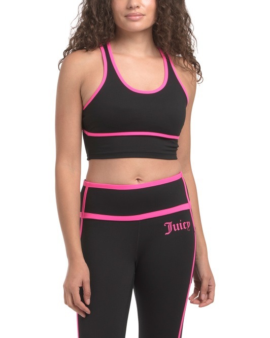 【預購】JUICY COUTURE H010955 女裝撞色滾邊運動內衣