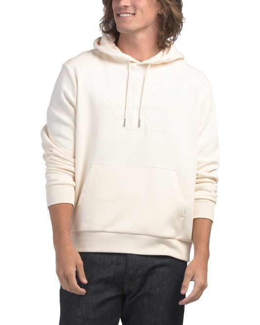 【預購】CALVIN KLEIN H010956 男裝刺繡LOGO衛衣