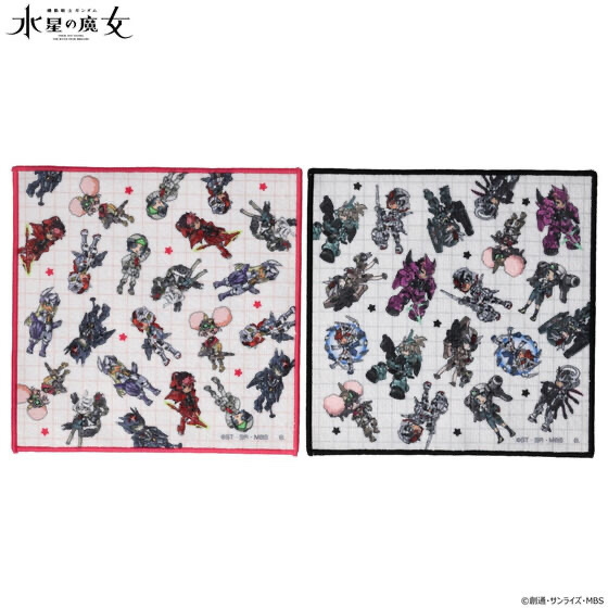 244440 Pbandai 預訂 2026/3月 機動戦士ガンダム 水星の魔女　メカぐるみ ミニタオル(全2種)