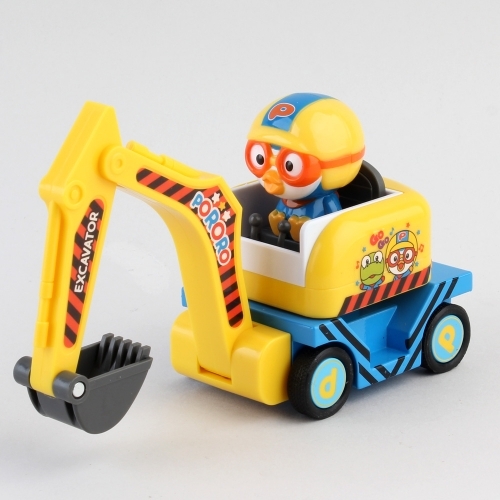 Pororo 挖土機 工程車玩具