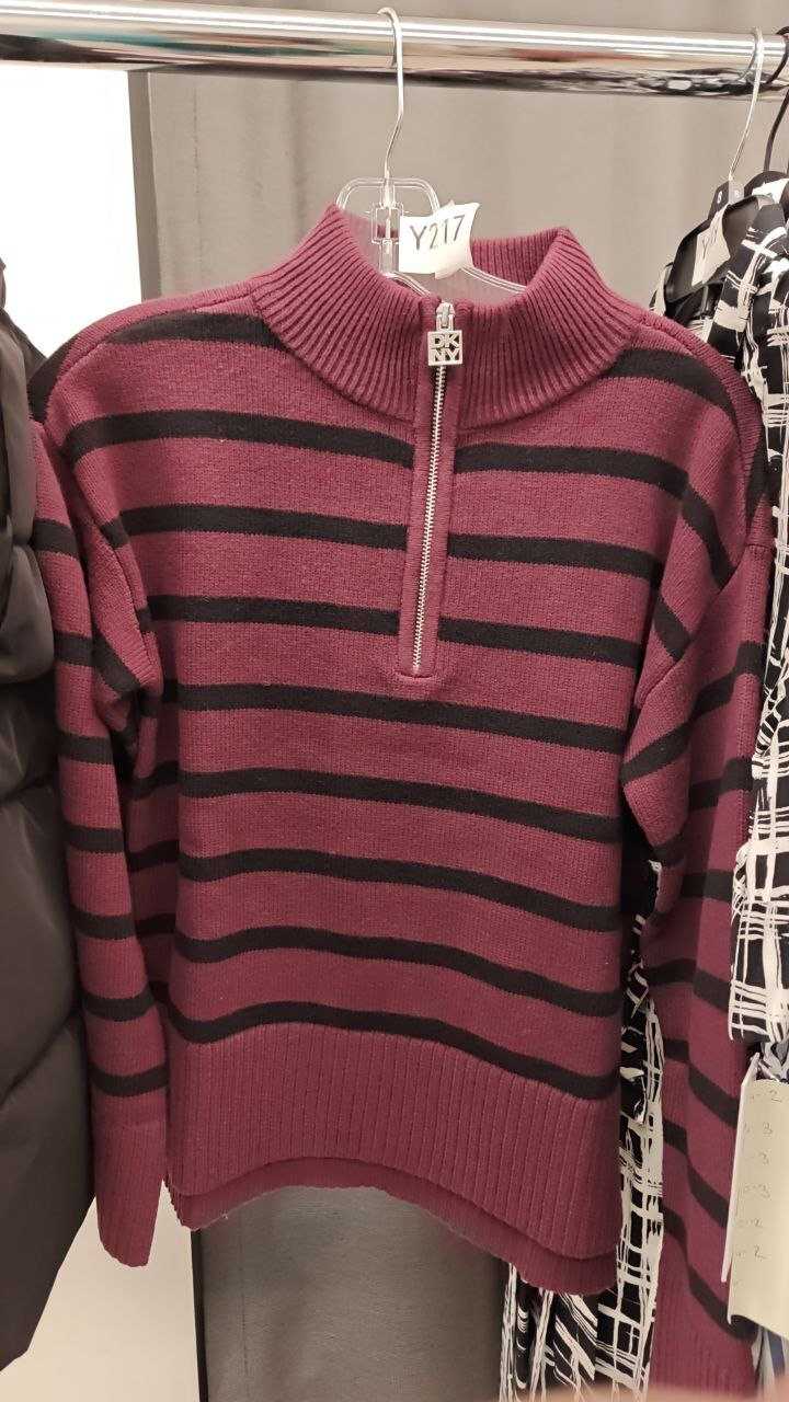 [U] DKNY SYRAH/BLACK WOMEN'S SWEATER, DJ5R0890-OG4 (UD217)