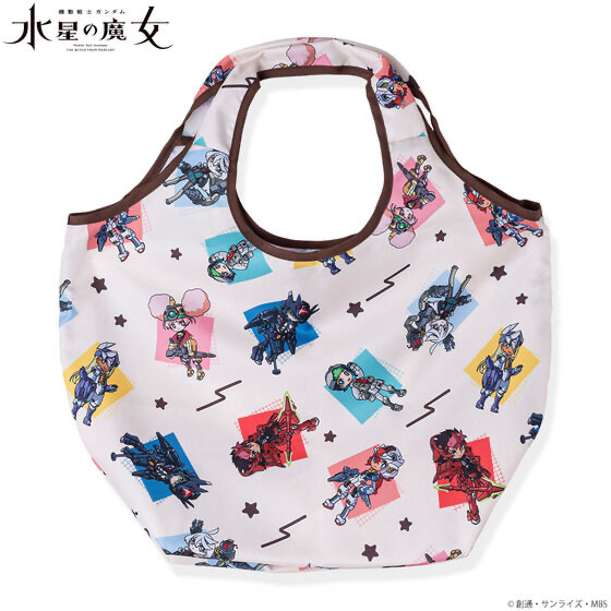 244444 Pbandai 預訂 2026/3月 機動戦士ガンダム 水星の魔女　メカぐるみ　たためるトートバッグ