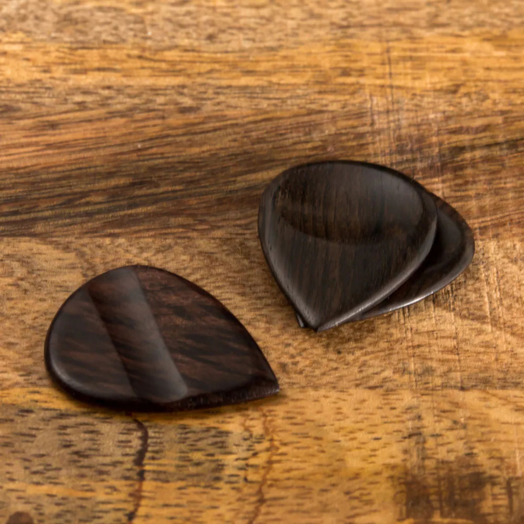 JohnPearse - 美國手工木頭彈片 pick 玫瑰木彈片 黑檀木彈片