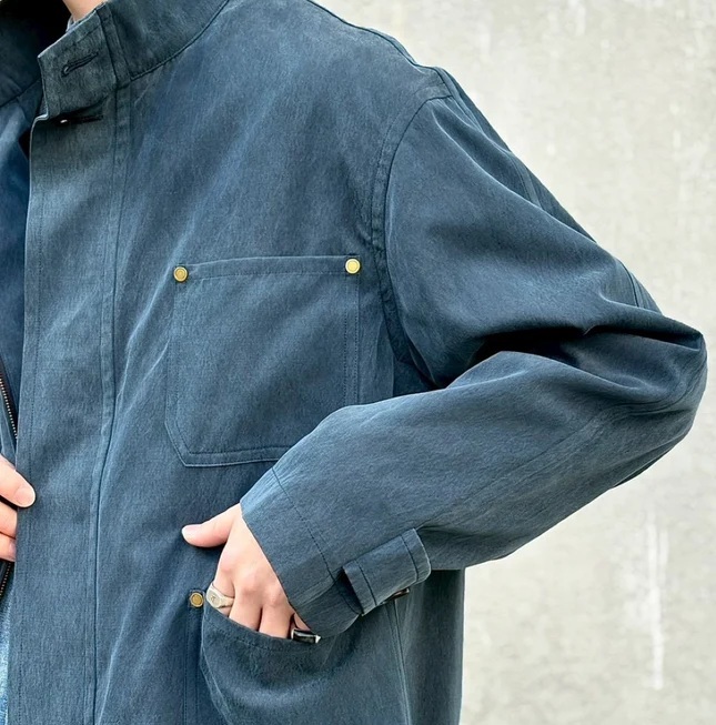 A.PRESSE 2026 COTTON SILK YACHT JACKET (26SAP-01-32) - PRE ORDER ITEM (預訂中)