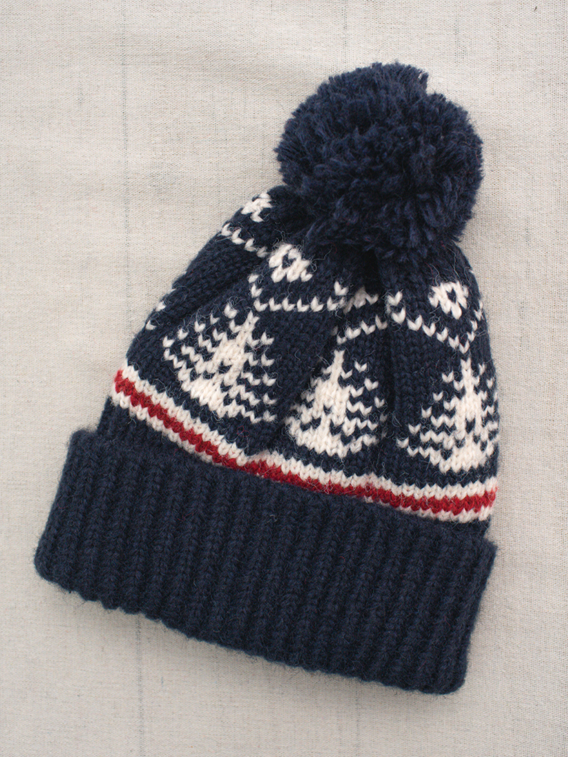 暖雪物語針織毛帽