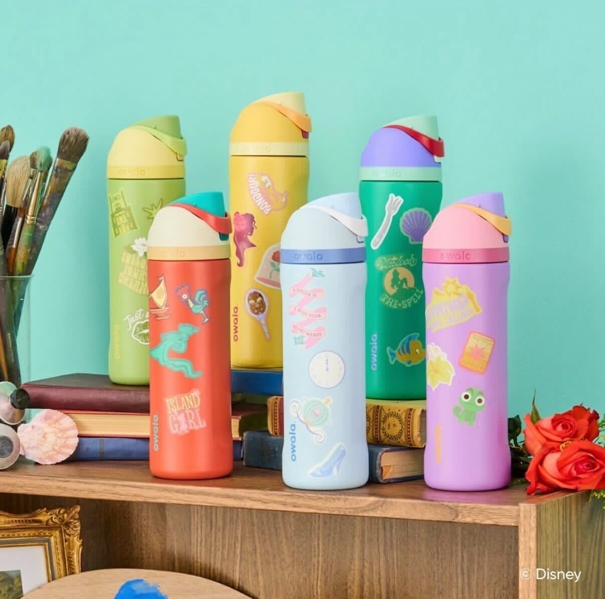 Owala x Disney Princess  FreeSip 24 冷水瓶 迪士尼公主