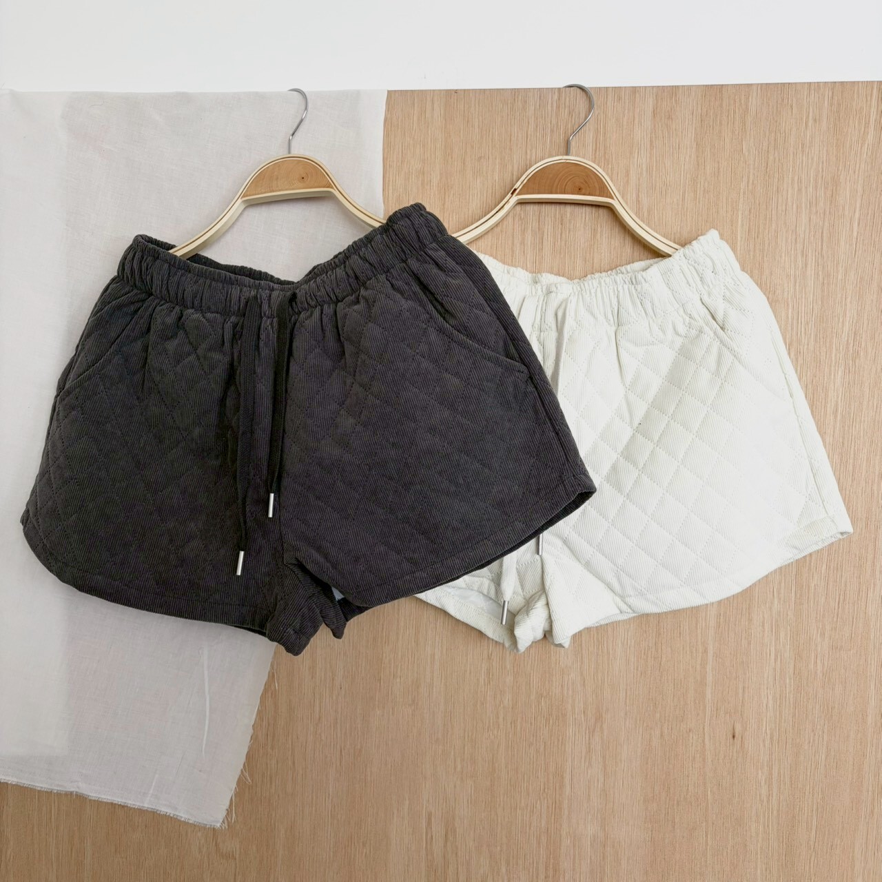 日常鋪棉短褲(2色)