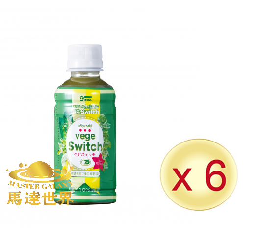 【6支裝】宮崎縣產蔬菜果汁飲品 200ml 此日期前最佳：2026/3/26