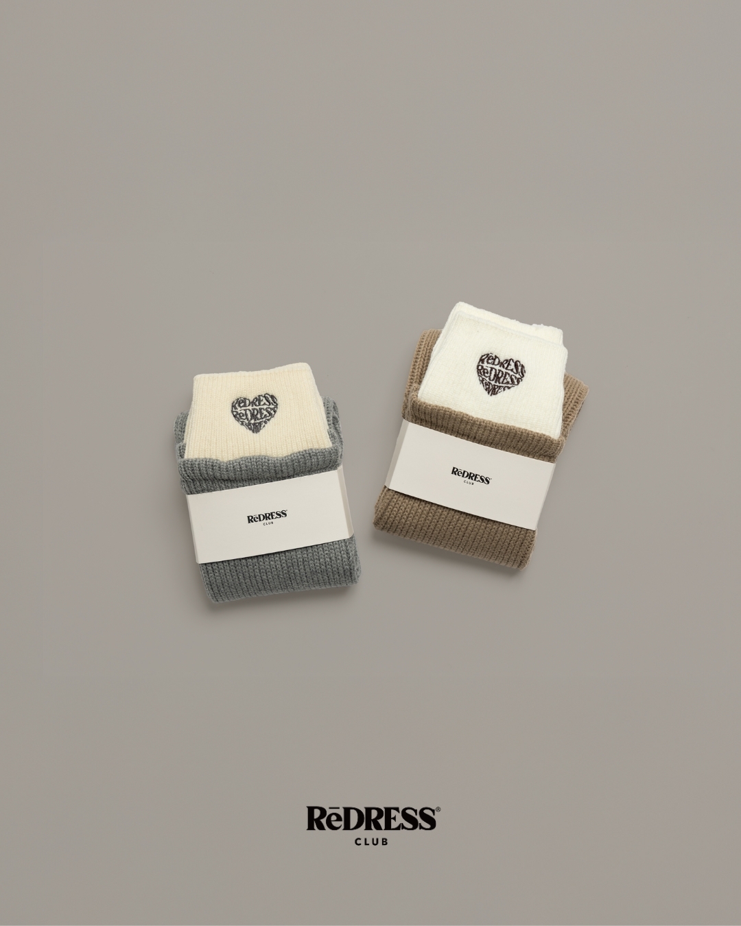 RēDRESS CLUB Logo Layered Socks