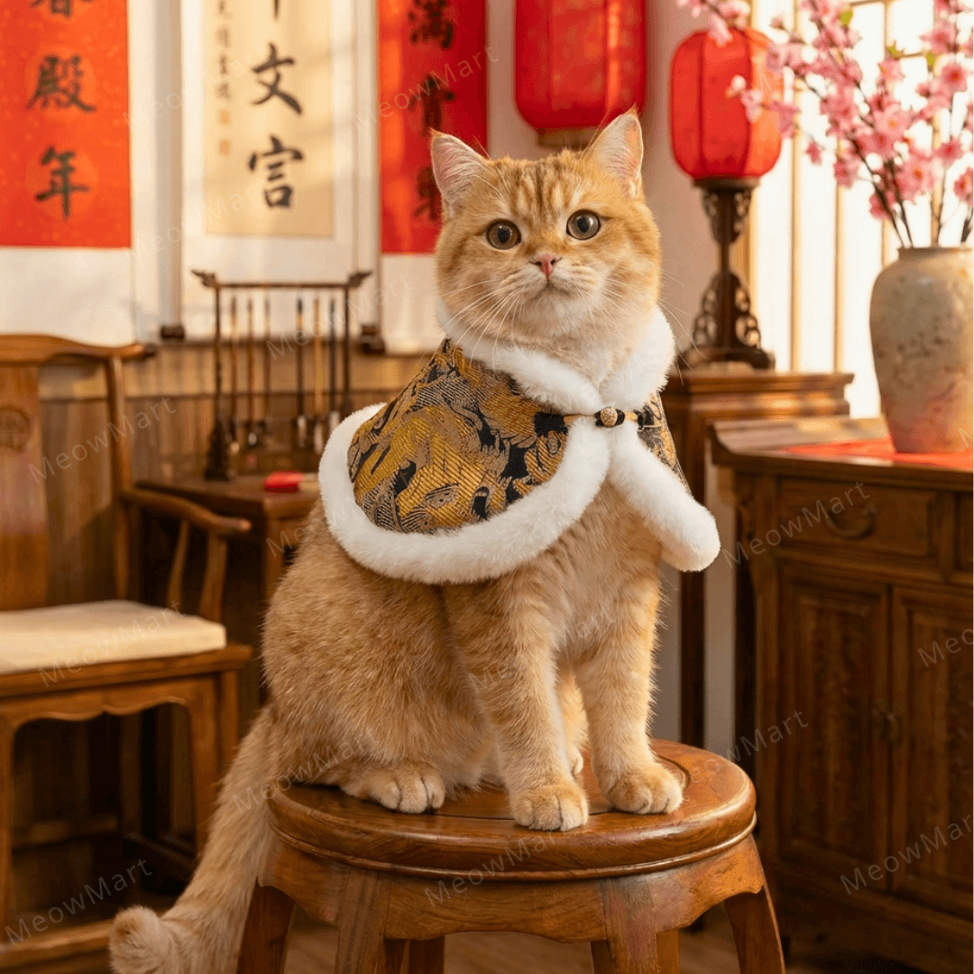 雪絨刺繡賀年披肩