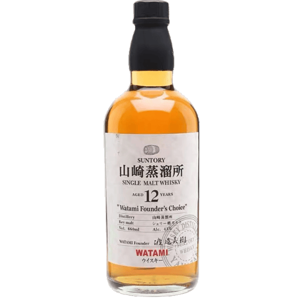 山崎12年「渡邊美樹」限定版日本單一麥芽威士忌 (660ml)