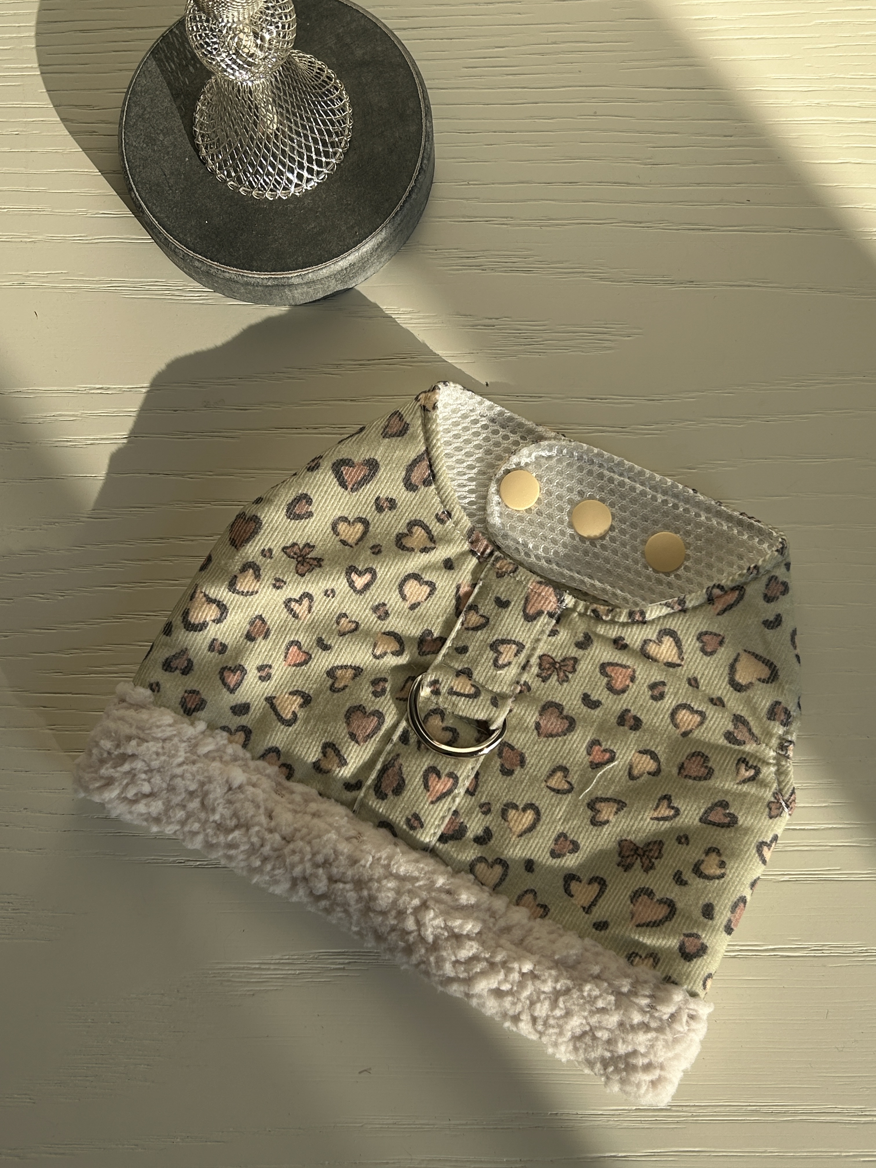 奶油豹紋胸背 (3色)