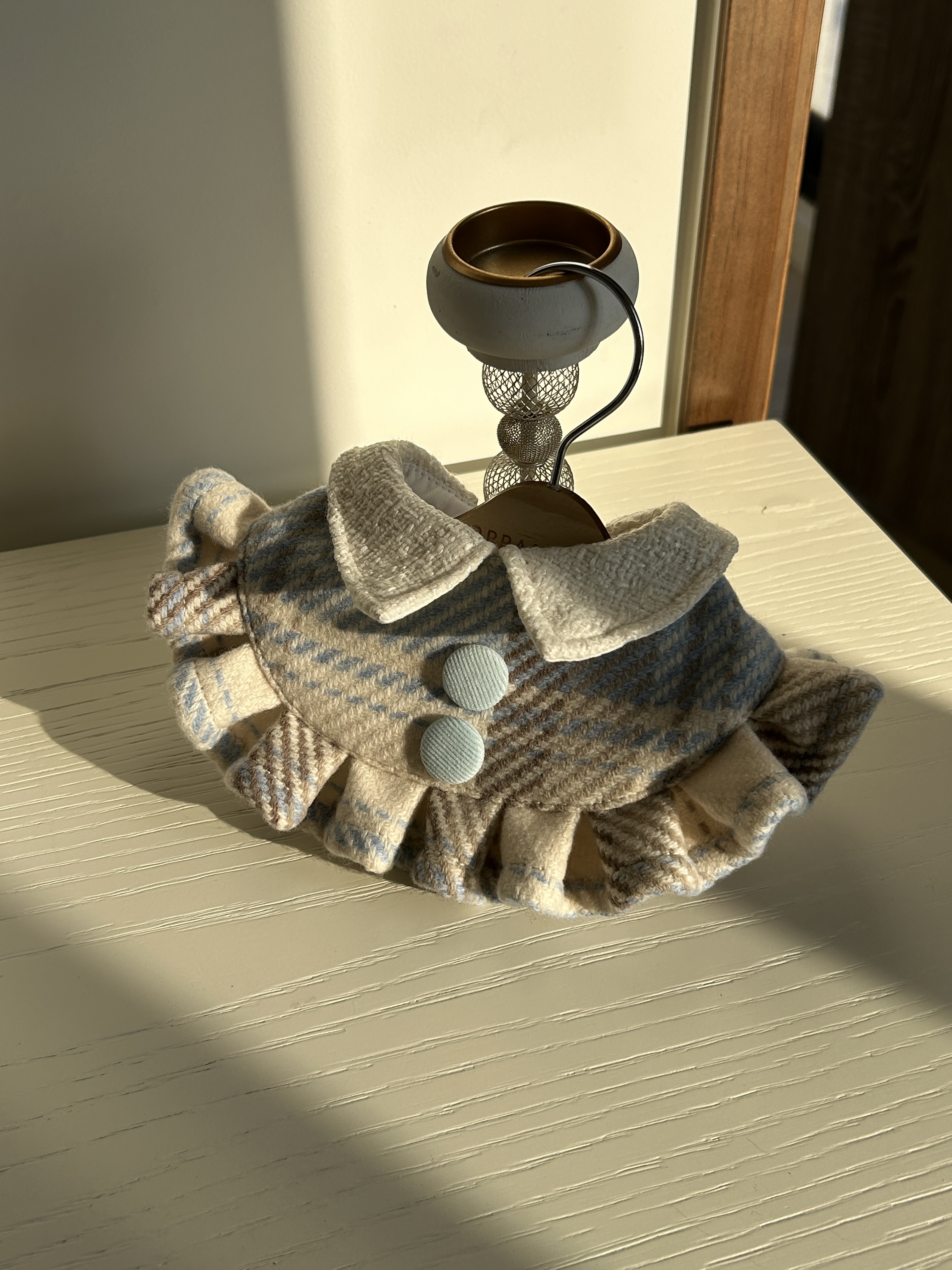 莓果奶霜紗領巾