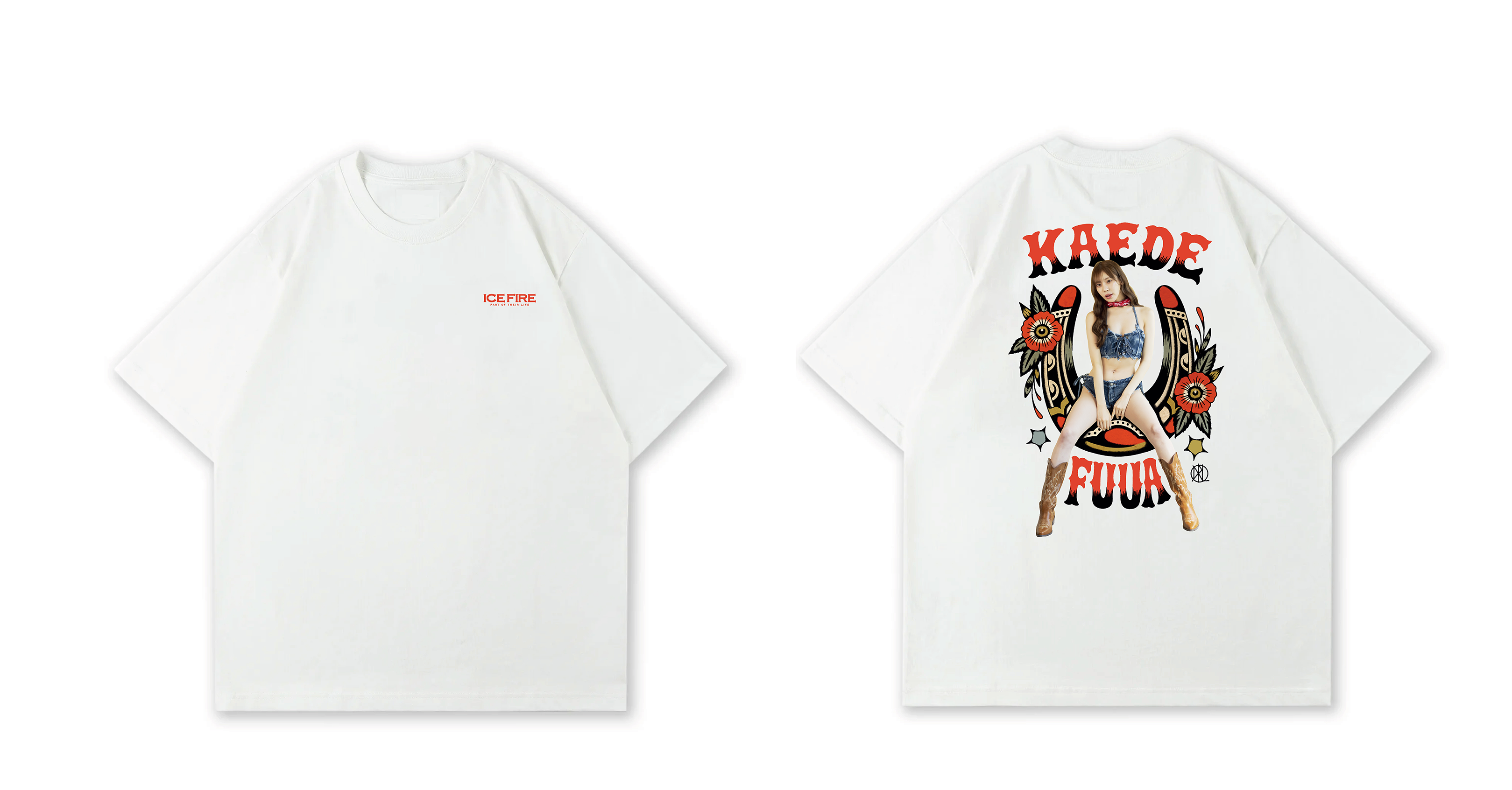 [限定商品] 1 FEB - STONEVIBE x ICE FIRE x DAVE & QUEENIE's TATTOO ART - EXCLSUIVE MERCHANDISE - T-SHIRT