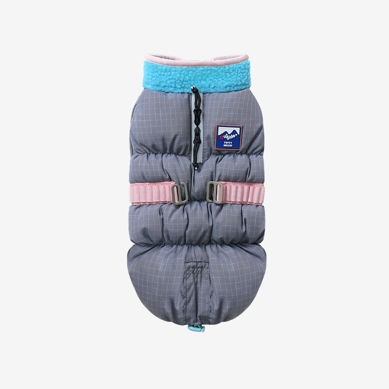 puppygallery｜外出壓紋外套 2.0 灰