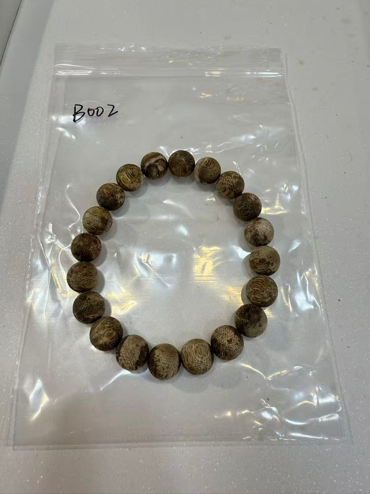 TH013 綠棋手鍊磨砂圓珠 B002 1cm