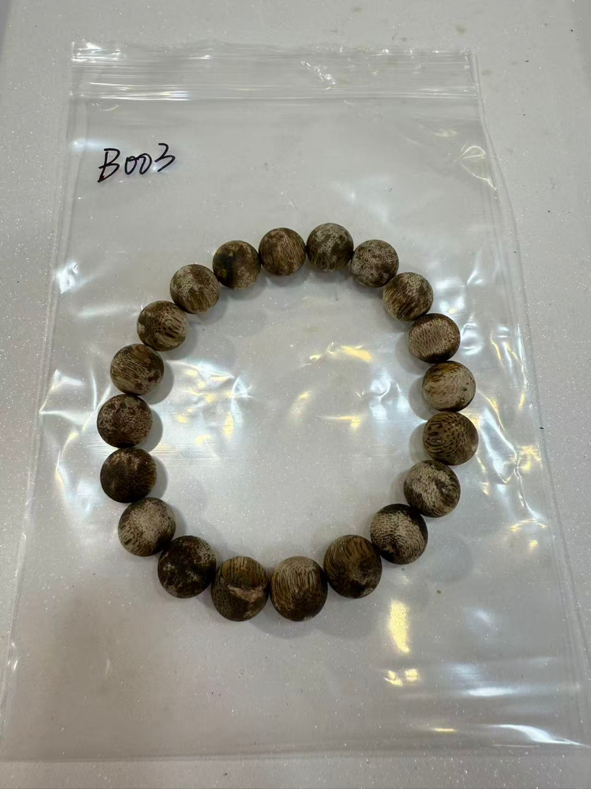 TH014 綠棋手鍊磨砂圓珠 B003 1cm