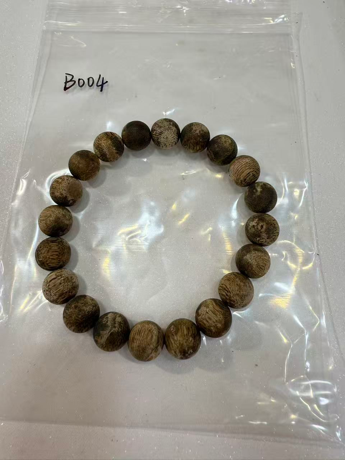 TH015 綠棋手鍊磨砂圓珠 B004 1cm