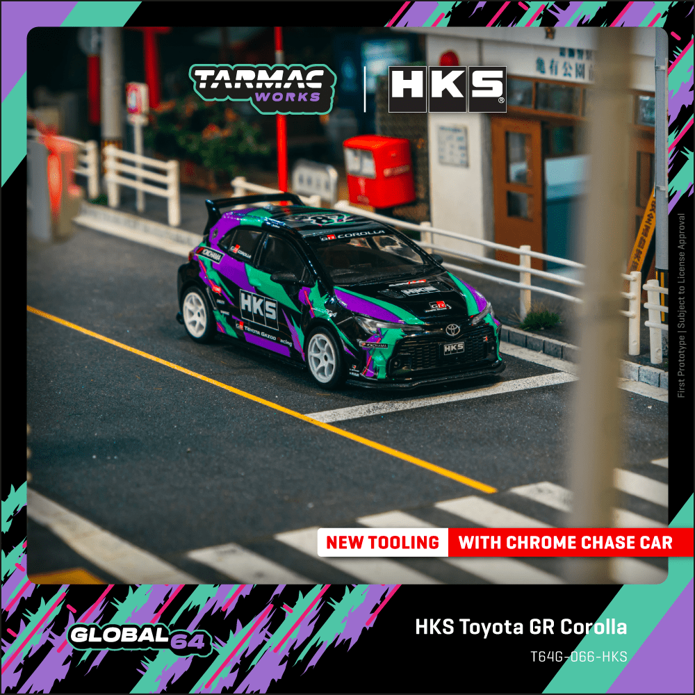 Tarmac 1/64 HKS Toyota GR Corolla