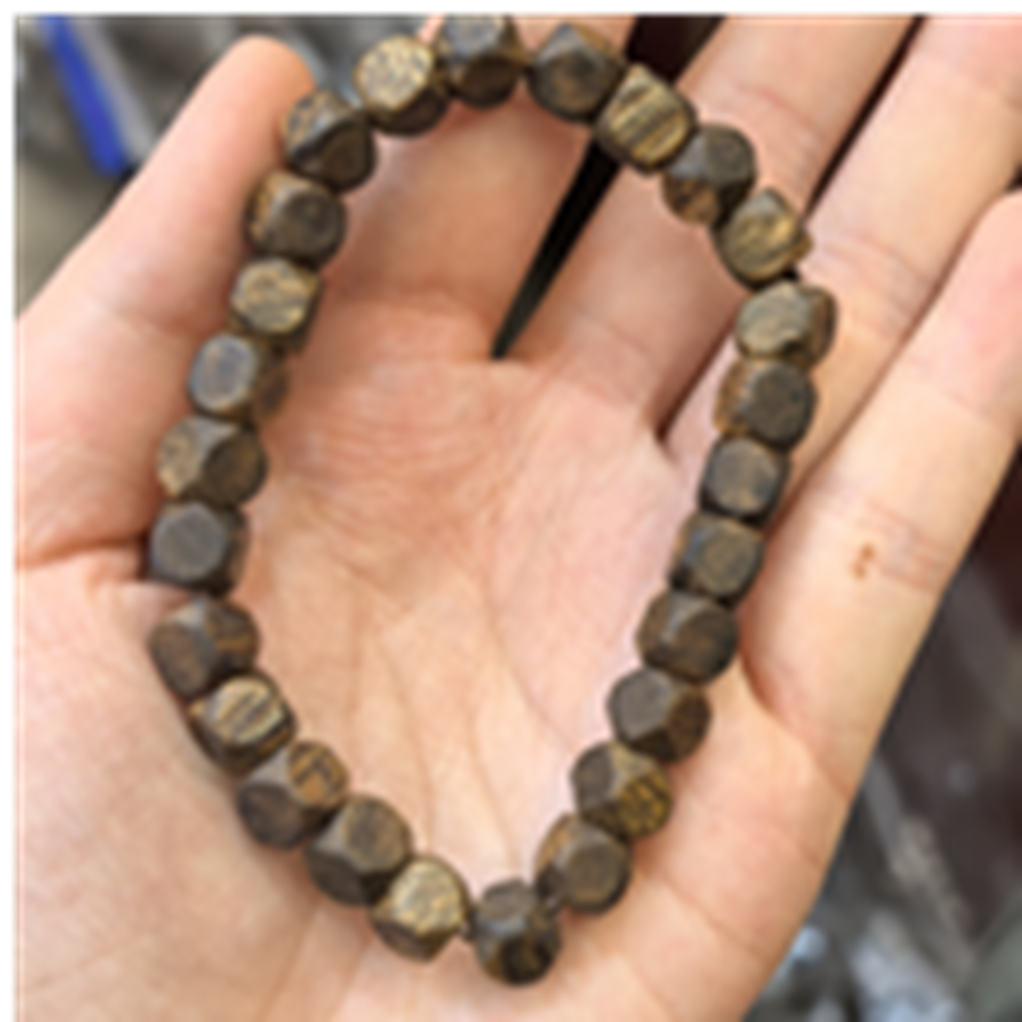 TH042 綠棋手鏈單圈鑽石珠