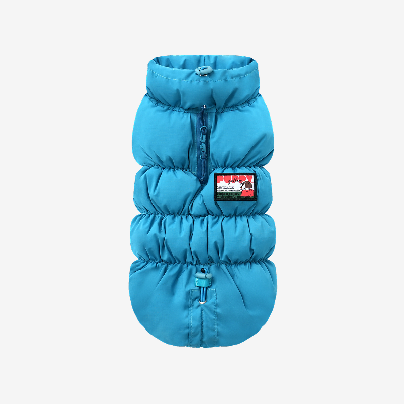 puppygallery｜澎澎棉雲朵背心２.０ 土耳其藍