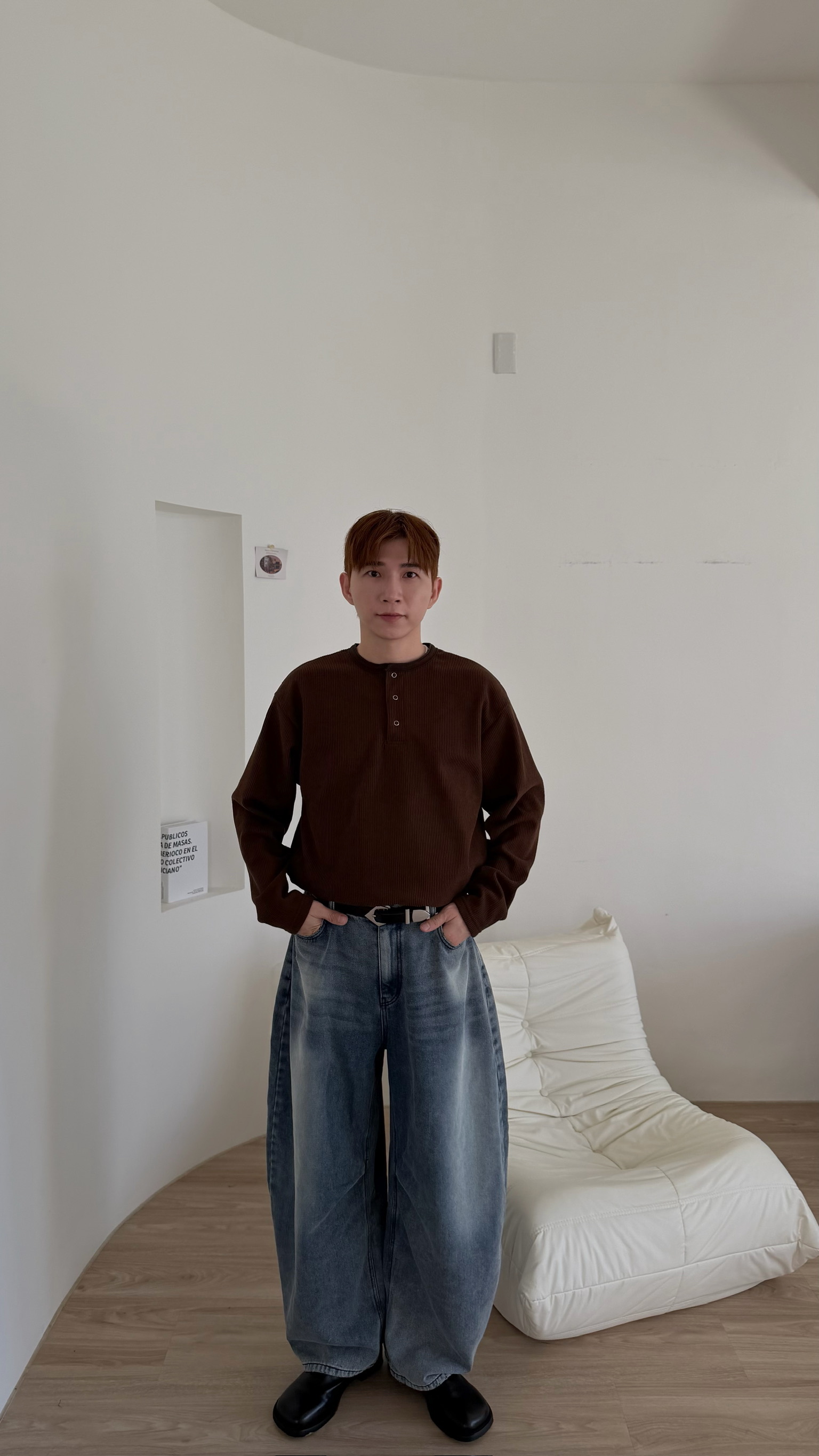 完美版型繭型牛仔褲