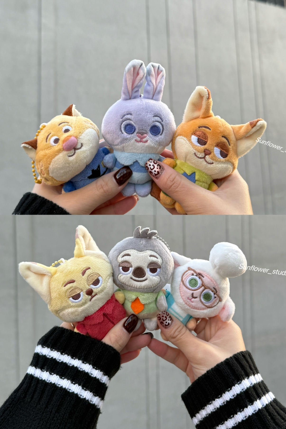 DISNEY 迪士尼 動物方城市2 迷你吊飾組合 鑰匙圈 (3隻為一組無拆售)/ 預購 (任買兩組享7-11寄送免運)