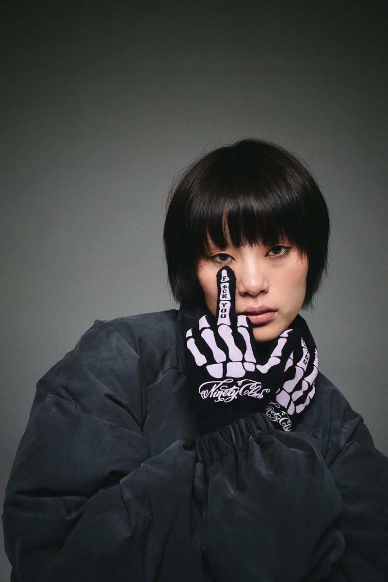 2025AW 9090 Detox Bone Gloves 新年限定 骨頭 保暖 手套 2色 現貨 NN2178