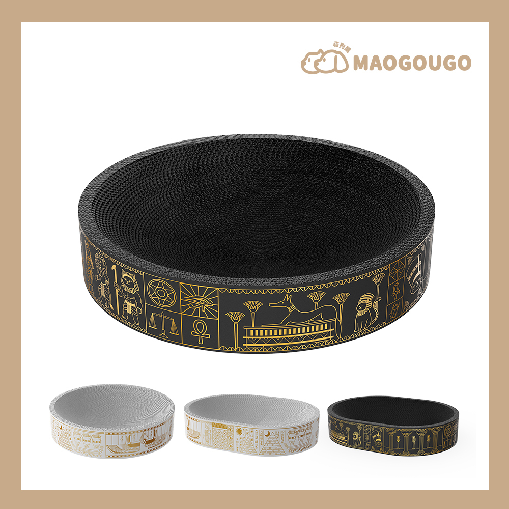 【Maogougo 貓狗購】 埃及之王-黑白喵法老造型貓窩_共4款_限宅配