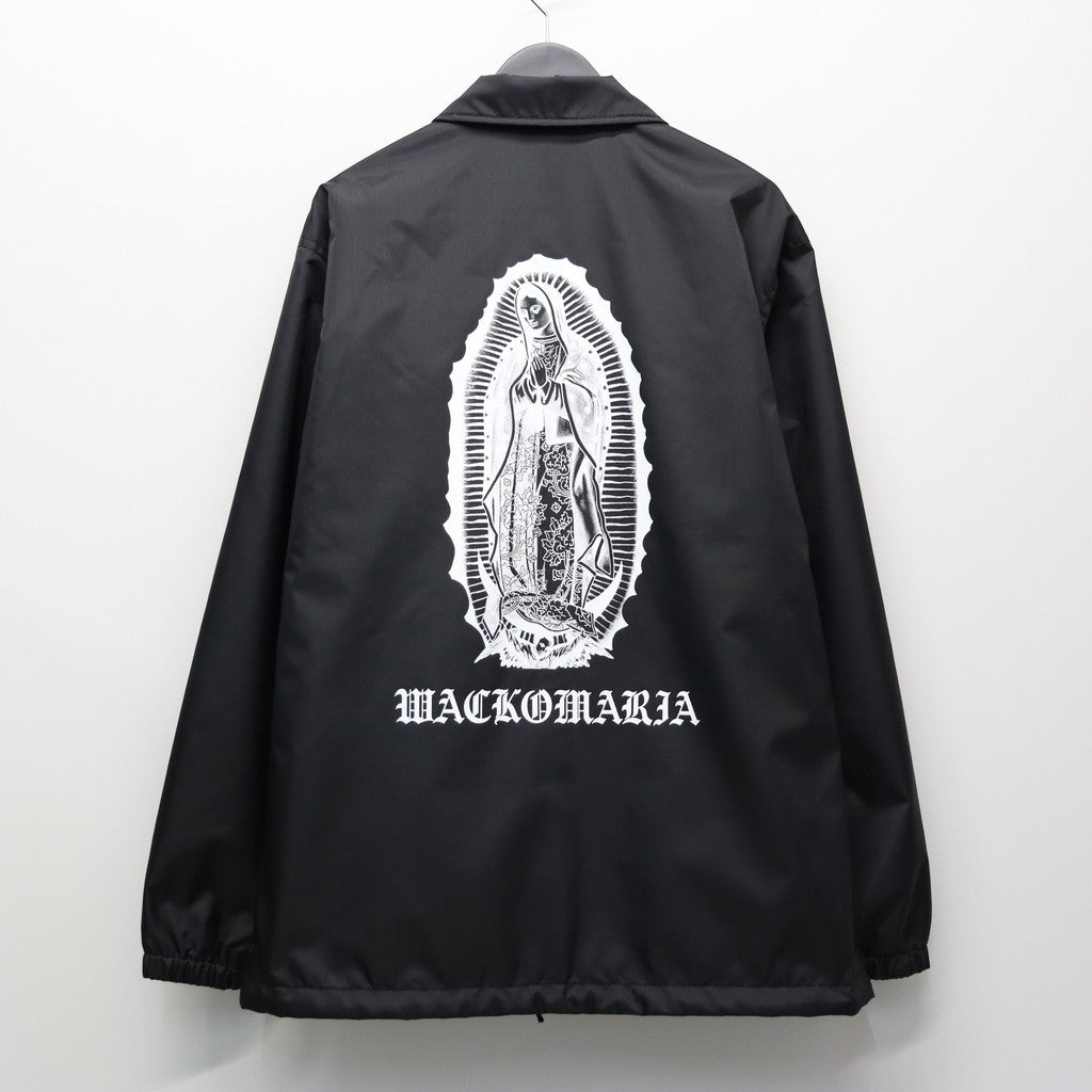 2026SS WACKO MARIA COACH JACKET ( TYPE-1 ) 新年限定 聖母 刺繡字體 教練 外套 現貨 26SSE-WMO-BL05