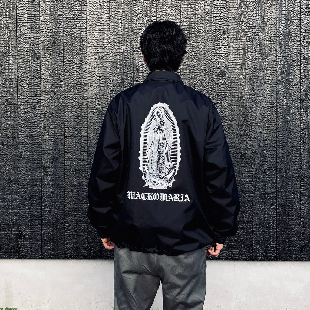 2026SS WACKO MARIA COACH JACKET ( TYPE-1 ) 新年限定 聖母 刺繡字體 教練 外套 現貨 26SSE-WMO-BL05