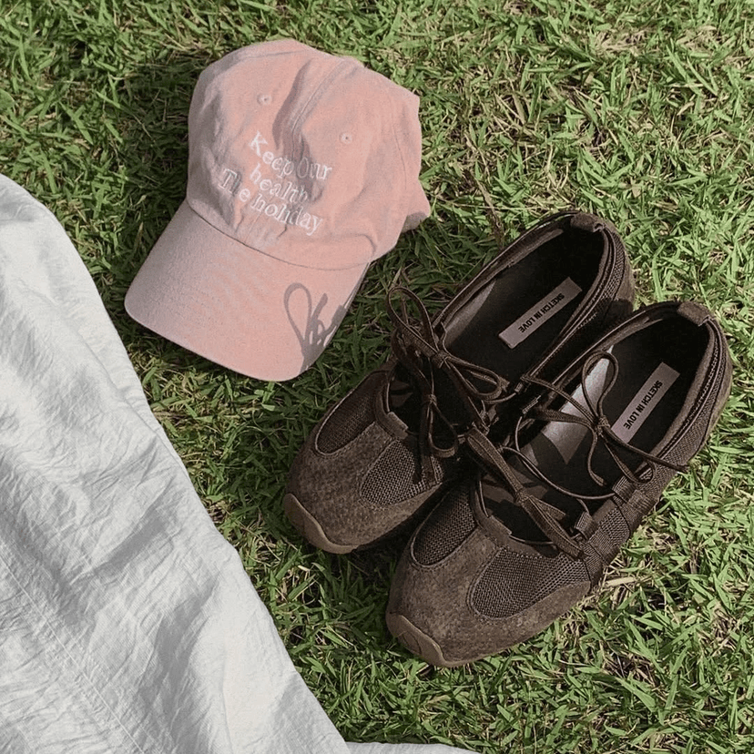 sketch in love｜Ribbon Mood Sneakers 東大門最熱绒面革Maryjane [3 colors]