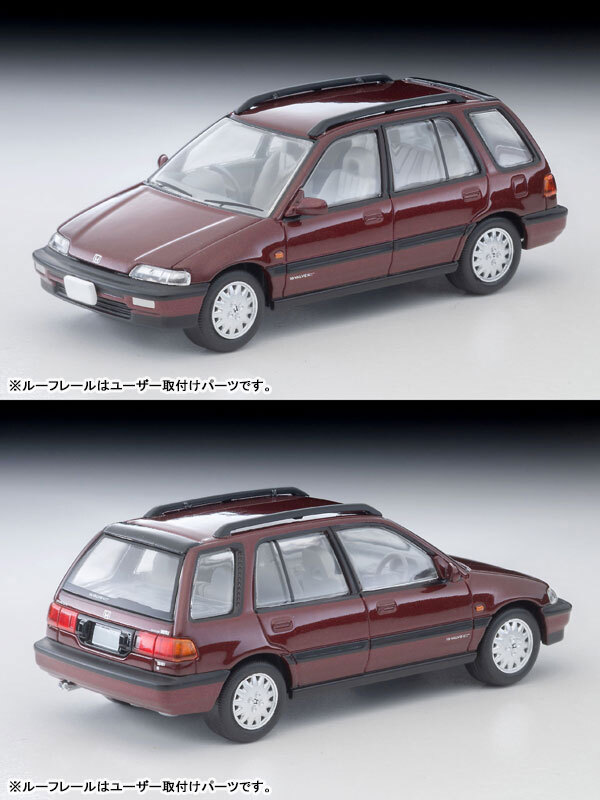 預訂:1/64 TOMYTEC LV-N297b Honda Civic Shuttle 56i (Red) 90 (339021)