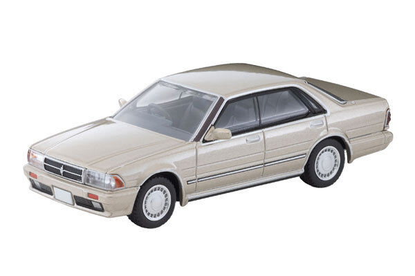 預訂:1/64 TOMYTEC LV-N368b Nissan Cedric HT V20 Twin Cam Turbo Gran Turismo SV (Yellowish Silver) 89 (337898)