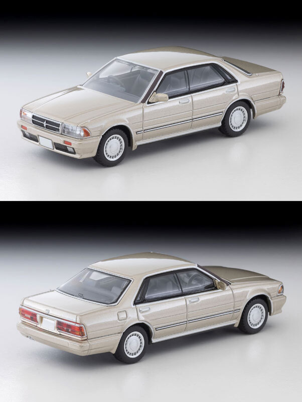 預訂:1/64 TOMYTEC LV-N368b Nissan Cedric HT V20 Twin Cam Turbo Gran Turismo SV (Yellowish Silver) 89 (337898)