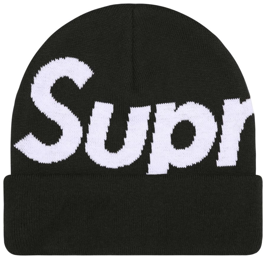 2025AW Supreme Big Logo Beanie 大LOGO 帽子 毛帽 現貨 FW25BN24