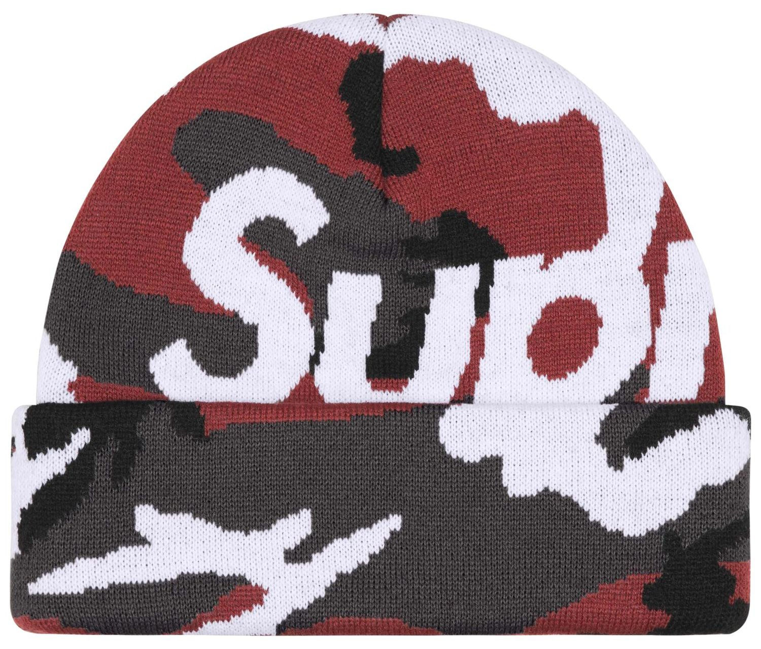 2025AW Supreme Camo Big Logo Beanie 迷彩 大LOGO 帽子 毛帽 現貨 FW25BN12