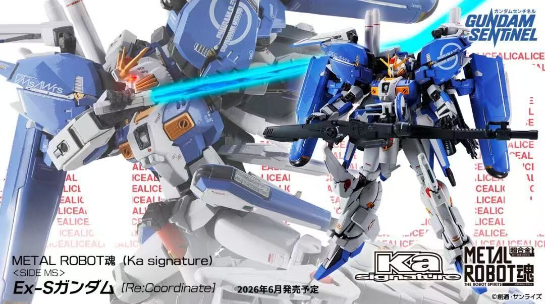 Bandai METAL ROBOT 魂 Ex-S GUNDAM Ka signature Ex-S 高達