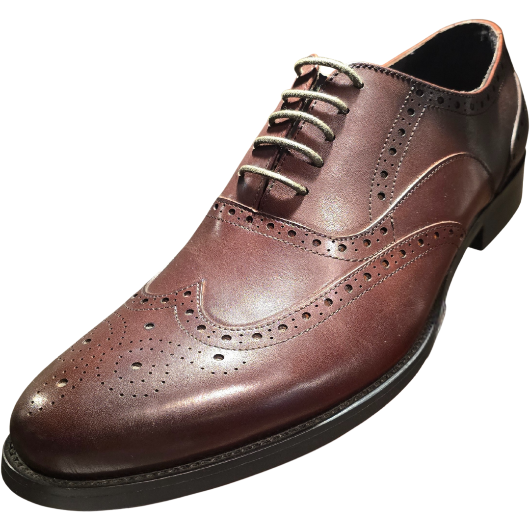 Revic 男裝皮鞋 | OF-33DB｜深啡色牛津皮鞋