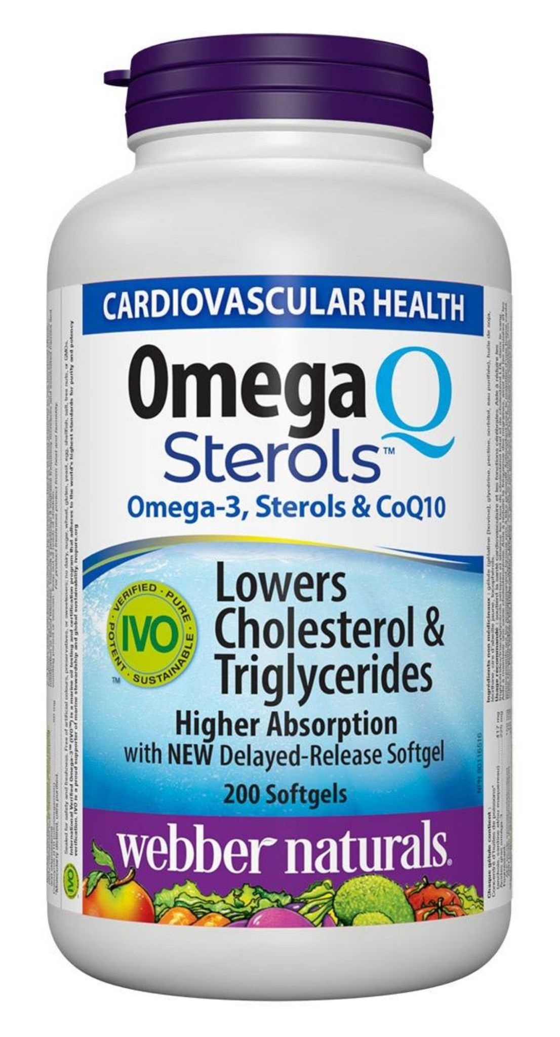 加姐 Webber Natural Omega 3 + 輔酶 Q10 200粒 *滿$899包京東送貨上門* CC151