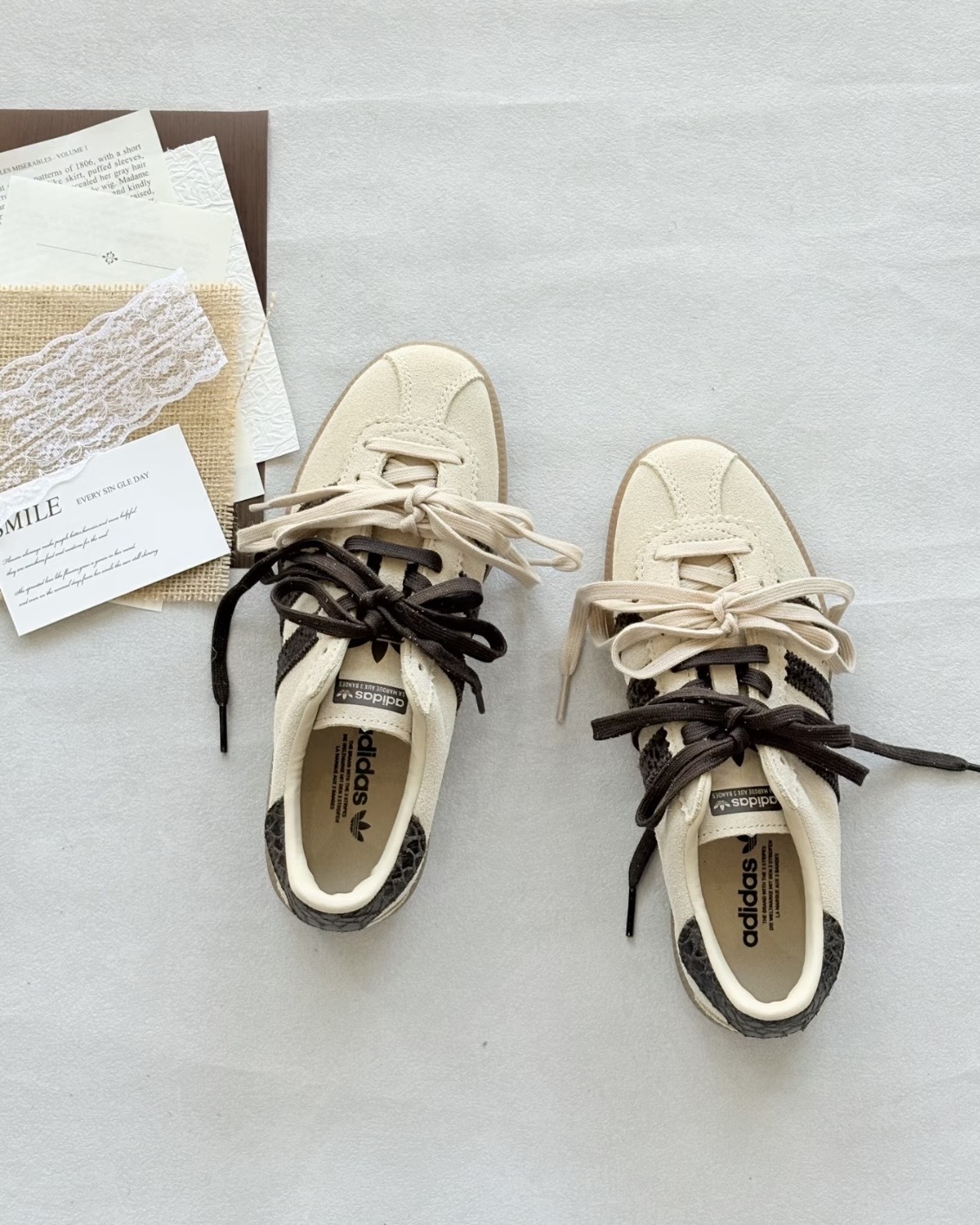 ADIDAS BERMUDA 珍珠奶茶 咖啡色 深棕色 大地色 焦糖底 復古裂紋 女鞋 IH4183 / 預購